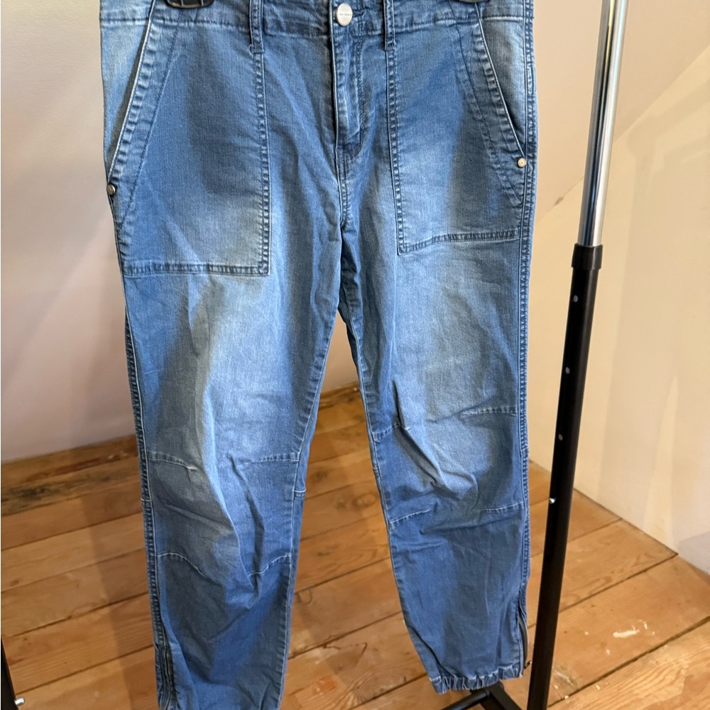 Sanctuary Denim Jogger Jeans in Light Blue